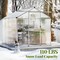 Transparent Polycarbonate Aluminum Walk-In Greenhouse with Vent and Gutter